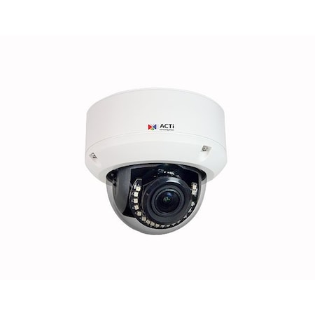Acti 8MP Face, People and Car Detection Outdoor Zoom Dome with D/N, Adaptive IR, Extreme WDR, SLLS A817
